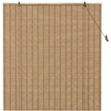 Rolo zavjesa Prirodna i smeđa 130 x 160 cm Bambus | Eponuda.ba