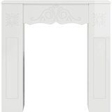  Okvir za kamin Bijela visokog sjaja 102 x 20 x 102 cm - Bijela visokog sjaja | shoptok.hr