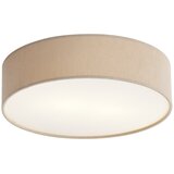 QAZQA Sodobna stropna svetilka taupe z žametnim senčilom 38 cm 2-luči - Luz | Shoptok.si