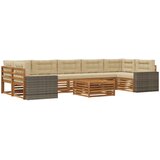  Set vanjskih sofa 8 kom. Prirodna i bež | shoptok.hr