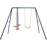  Set ljuljački s 3 sjedala čelični | shoptok.hr