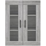  Visoka komoda siva sonome 69,5x34x180 cm od konstruiranog drva | shoptok.hr