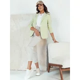 DStreet LINARO Women's Striped Jacket White and Green