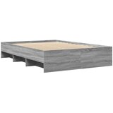 vidaXL Okvir za krevet boja hrasta 140x190 cm od konstruiranog drva | shoptok.hr