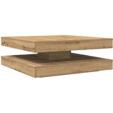 Maison Chic Klubska mizica - kavna mizica - Nizka mizica artisan hrast 90x90x34,5 cm, (21754453) Cene