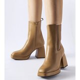 Gemre Brown insulated heeled boots Adamo Cijene