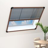  Zaslon protiv insekata za prozore aluminijski smeđi 120x120 cm | shoptok.hr