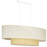  Duolla - Visilica na sajli DOUBLE OVAL NATURE 2xE27/15W/230V krem/bež | Eponuda.com