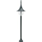  Vrtna stupna svjetiljka od aluminija E27 120 cm tamnozelena | shoptok.hr