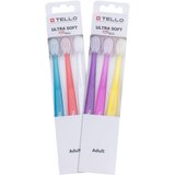 Tello 6240 Ultra Soft 3pack zobna ščetka 3 kos | Shoptok.si
