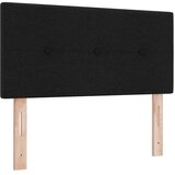  s opruga kutije s uzglavljem Crna 90 x 200 cm tkanina | shoptok.hr