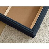 Bobochic Paris Temno modra oblazinjena zakonska postelja s prostorom za shranjevanje z letvenim dnom 180x200 cm Jade – | Shoptok.si