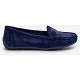 Boto marka niezdefiniowana Women's Stylish Suede Moccasins Navy Blue Rabell | Shoptok.si