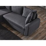 Atelier Del Sofa Ugaona sofa-krevet Flavia Dark Grey | ePonuda.com
