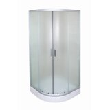 AQUAART tuš kabina s tuš kadjo basic 185 cm x 80 cm x 80 cm polkrožna Cene