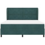  Krevet s opruga kutije Tamnozelena 200 x 180 cm Baršun | shoptok.hr