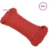  Višenamjensko pomoćno uže 4 mm 50 m Crvena PP - Crvena 4 mm 50 m | shoptok.hr