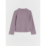 Reserved - Prugasta majica dugih rukava - boja orhideje | shoptok.hr