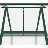  Staklenik s okvirom zeleni 224 x 169 x 202 cm aluminijski | shoptok.hr