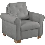 MID.YOU FOTELJ, siva tekstil | Shoptok.si