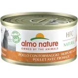 Varčno pakiranje Almo Nature 24 x 70 g - HFC Natural piščanec s sirom