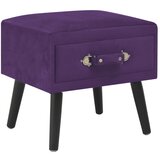 vidaXL Nočna omarica žamet 40x35x40 cm temno vijolična Cene