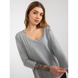 ex moda Blouse-EM-BZ-ES-21-609.10X-grey | Shoptok.si