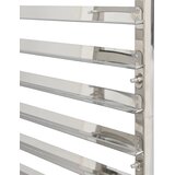 Kolica za pladnjeve s 32 GN posude 75x55x162,5 cm Nehrđajući čelik | shoptok.hr