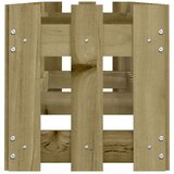 vidaXL Povišena vrtna gredica 200 x 30 x 30 cm impregnirana borovina | shoptok.hr