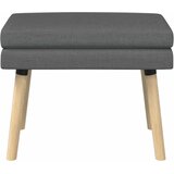  Klupa s dvostrukim slojem Tamnosiva 60 x 40 x 46 cm Tkanina | Eponuda.com