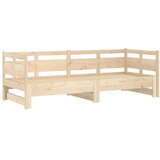  Dnevni krevet na izvlačenje masivna borovina 2x(80x200) cm | shoptok.hr