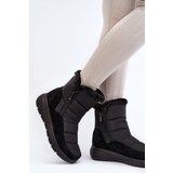 Boto Women's Snow Boots with Faux Fur Black Primose | Shoptok.si