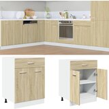 The Living Store Spodnja omarica s predalom sonoma hrast 60x46x81,5 cm - Spodnja Omarica S Predali, (21660620) | Shoptok.si