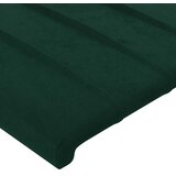  Uzglavlje tamnozeleno 144x5x118/128 cm baršunasto | shoptok.hr