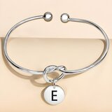 IZMAEL Narukvica Alphabet - E / Srebrna | shoptok.hr