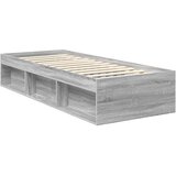  Krevetna konstrukcija s uzglavljem Siva Sonoma 75 x 190 cm | shoptok.hr