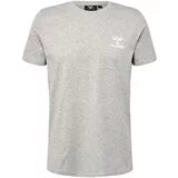 Hummel Tehnička sportska majica 'Icons' siva melange / bijela