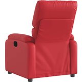  Električni naslanjač rdeče umetno usnje | Shoptok.si
