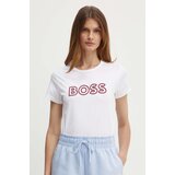Boss Pamučna majica za žene, boja: bijela, 50522209 | shoptok.hr