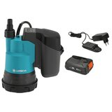 Gardena Baterijska potopna črpalka za čisto vodo 2000/2 18V P4A Set (18 V, 2.000 l/h, z baterijo in polnilnikom) | Shoptok.si