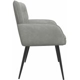  Dvosjed s metalnim nogama 2-sjedalo Svjetlosiva Baršun - Svjetlosiva | shoptok.hr