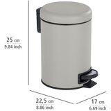 Wenko Kozmetični koš Leman (rjave barve) | Shoptok.si