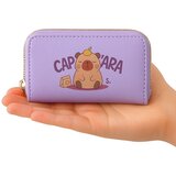 Novčanik s preslatkim motivom kapibare 12.5 x 8.5cm - ljubičasti | Shoptok.si
