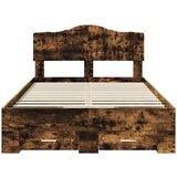  Konstrukcija postelje z vzglavjem Dimljeni oreh 120 x 200 cm, (5000102548) | Shoptok.si