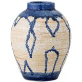 Bloomingville Modra/kremno bela vaza iz kamenine (višina 16 cm) Avon – Cene