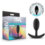 Anal Adventures Vibracijski analni čep Platinum - Vibra Slim, medium Cene