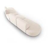 Milo Casa Bež sedežna garnitura iz šenilje desni kot 428 cm Paolo – | Shoptok.si