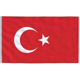 Turska zastava i jarbol 5,5 m aluminijska | shoptok.hr