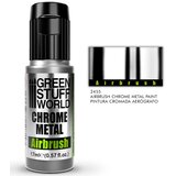 Green Stuff World Chrome Paint Airbrush 17ml | Hrom boja za airbrush Slike
