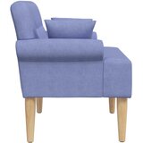  Ljubavni kauč s gumbima Traper plava 120 x 65 x 79 cm Tkanina | Eponuda.com